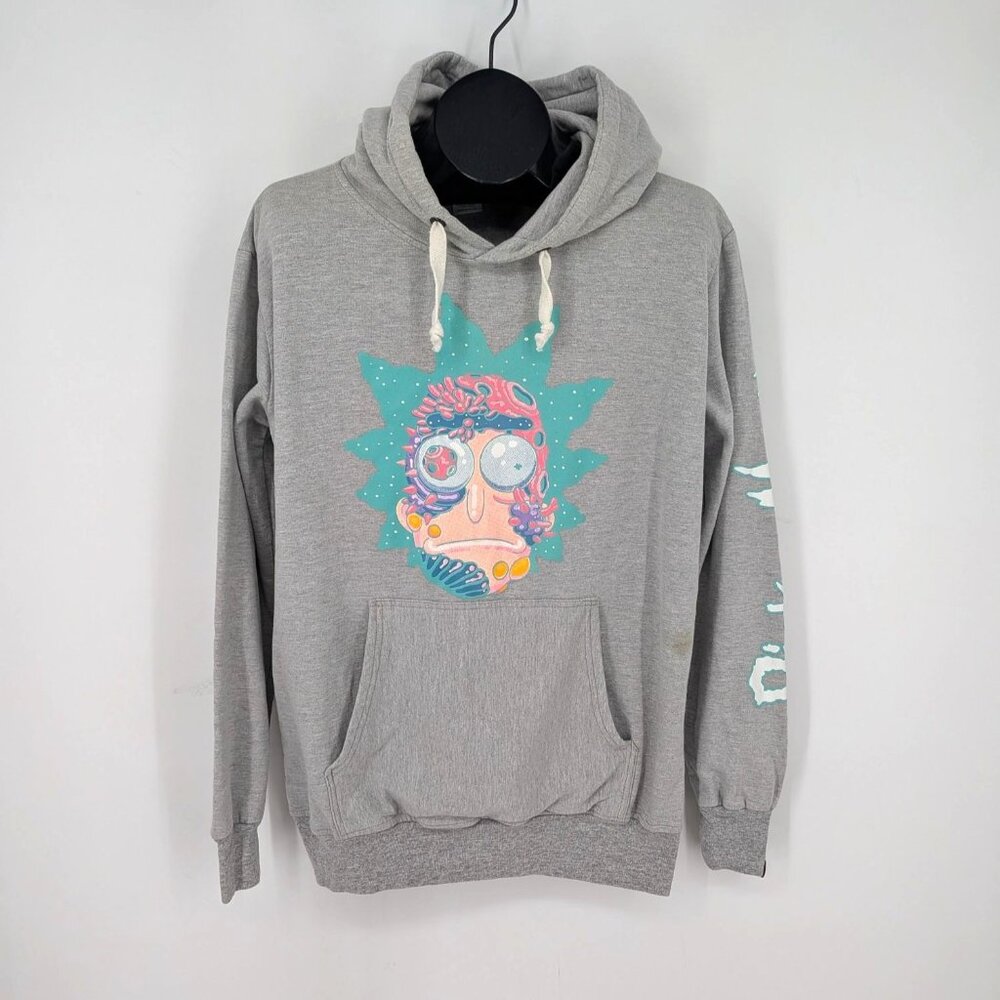 Black Sheep Pullover Hoodie Sweatshirt Size M Psychedelic Graphic Streetwear Y2K